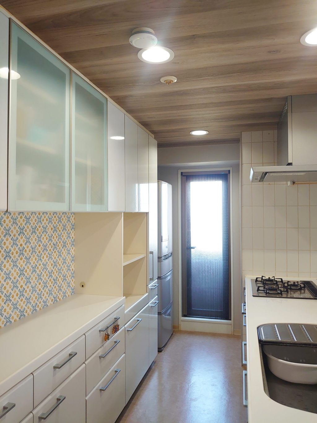 川口市　キッチンクロスの貼り替えアフター