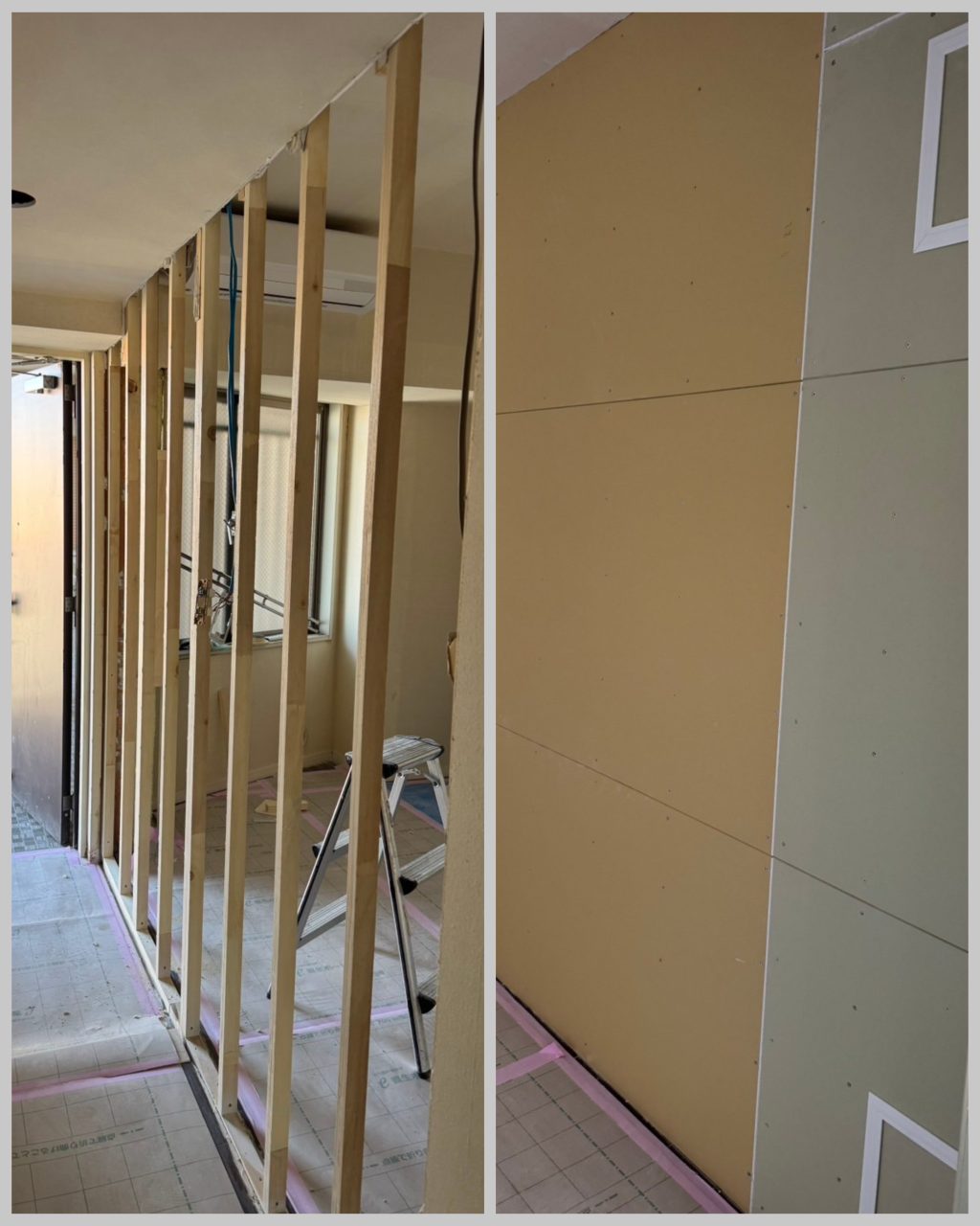 川口市　壁の作り替えアフター