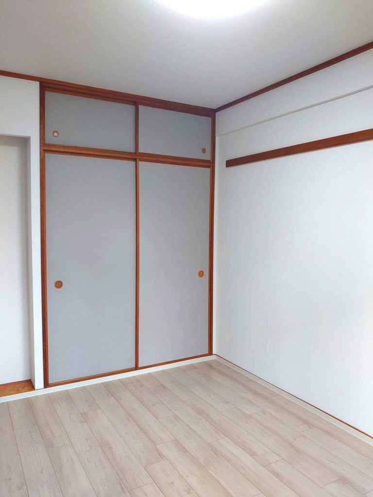 北区 和室から洋間への仕様変更