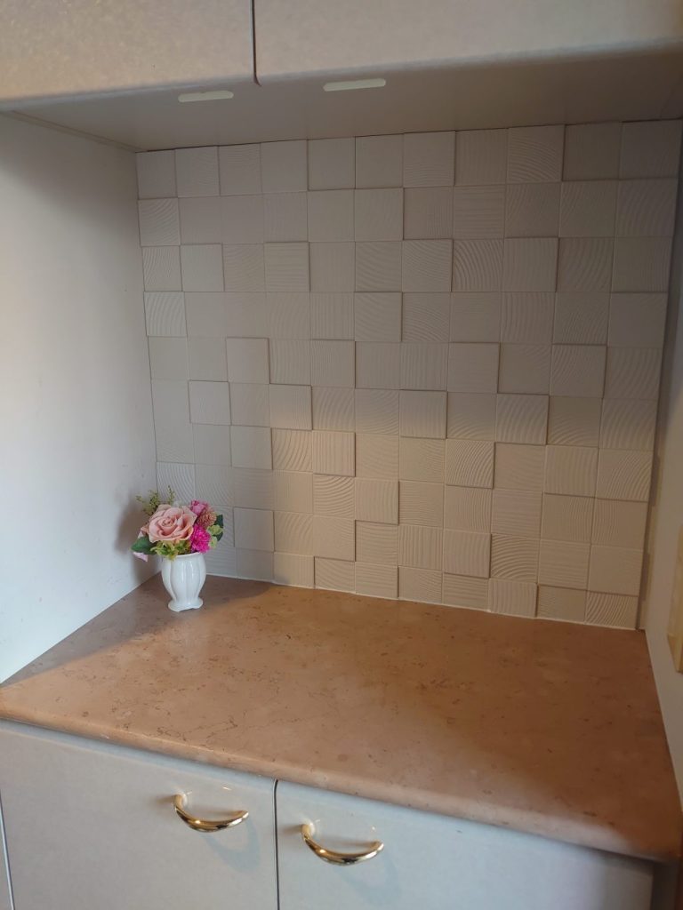 川口市　玄関ニッチのエコカラット