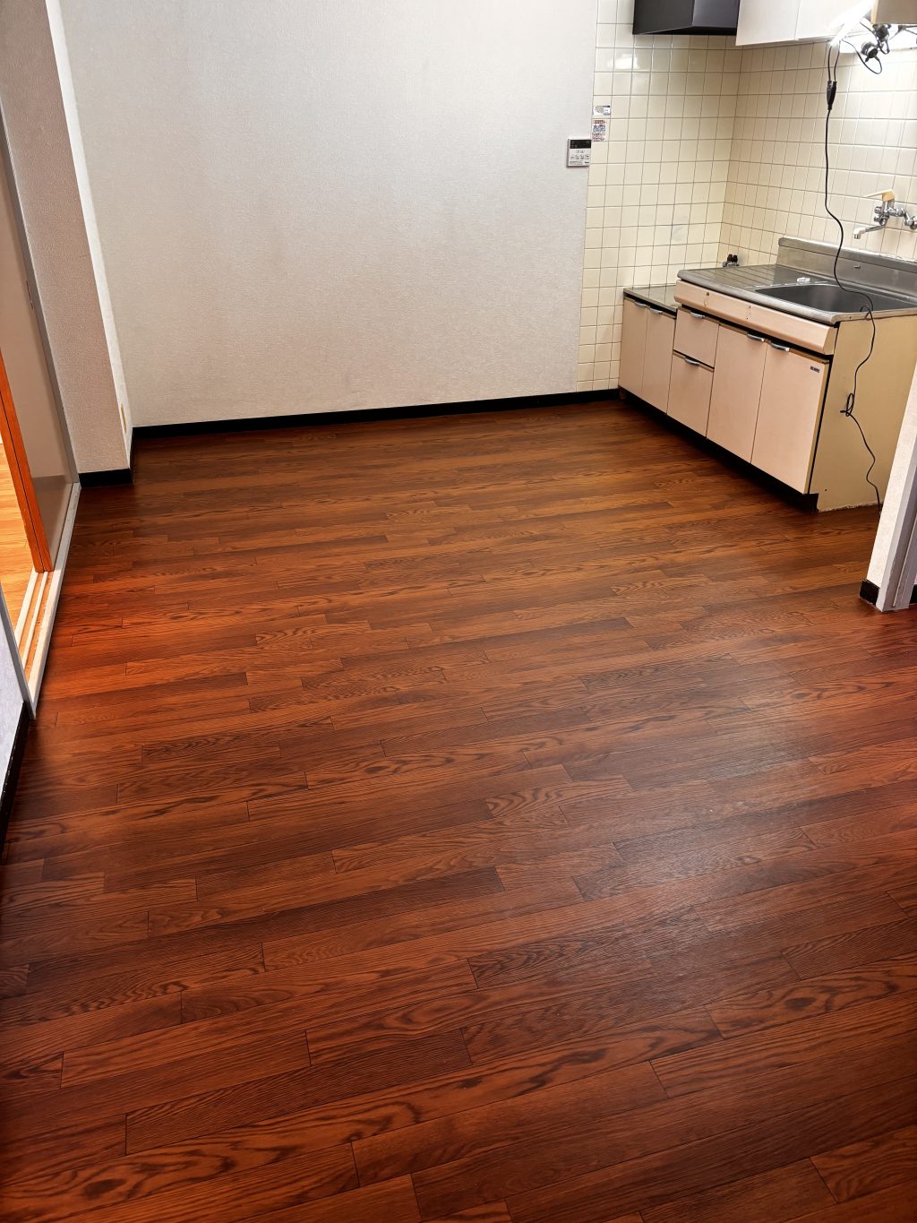 川口市　ウッドタイル工事アフター