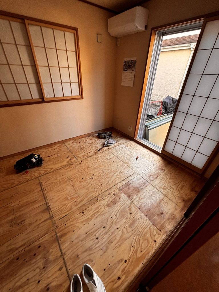 川口市　フローリング工事