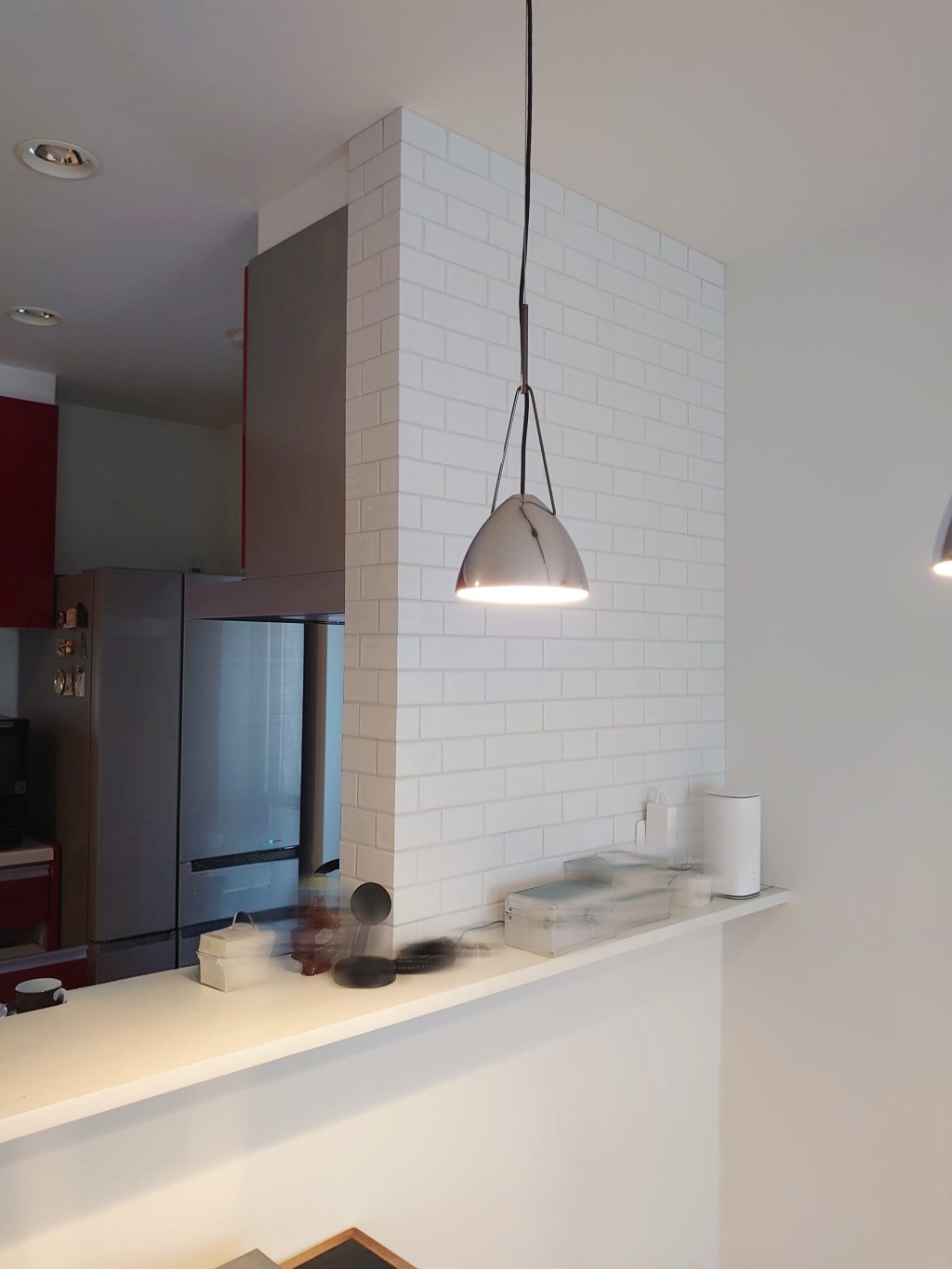 さいたま市　キッチンL字壁タイルアフター